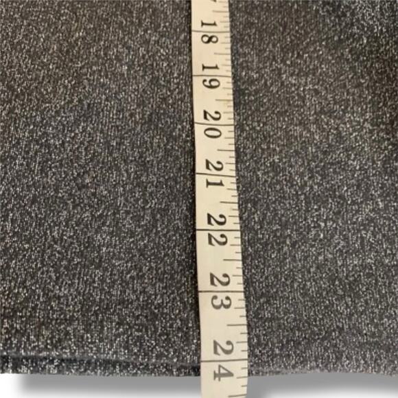 Zara Trafaluc Sparkle Metallic Top Sz Medium Black Silver 3/4 Sleeve Coquette - Picture 7 of 7
